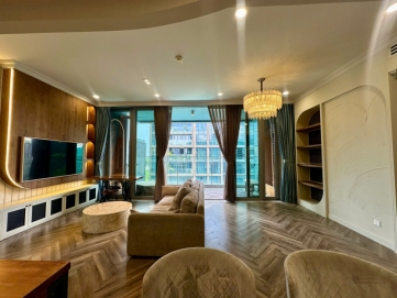 3 bedroom apartment   1 multipurpose room for rent at empire city linden with high end furnishings