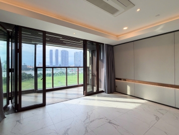 3 bedroom apartment for rent at the metropole galleria with basic furnishings and river views
