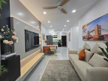 a modern and fully furnished apartment for rent at sky garden phu my hung