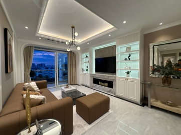 apartment for rent at garden court with 3 bedroom fully furnished brand new interior