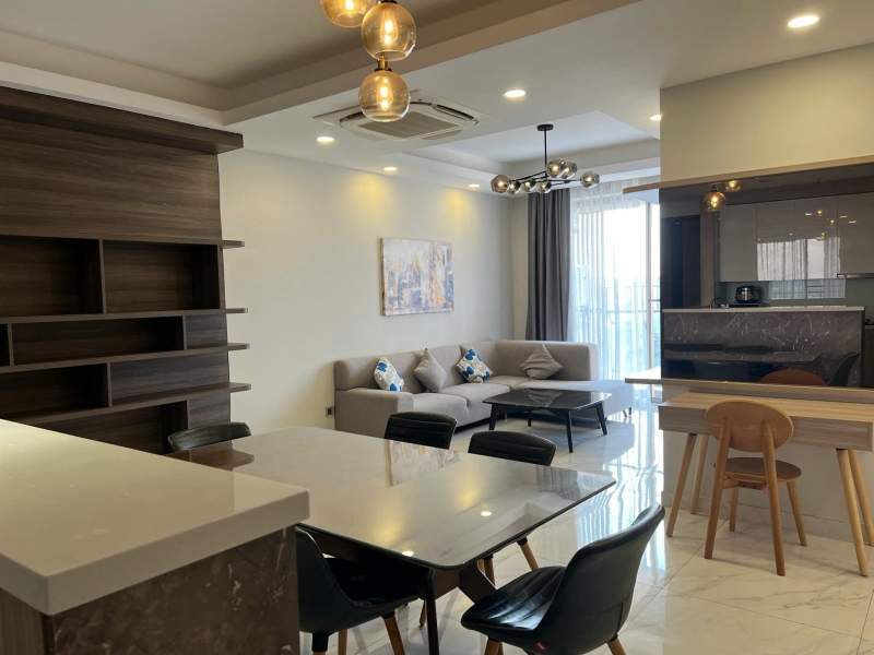 ban can ho midtown 3 phong ngu full noi that view song