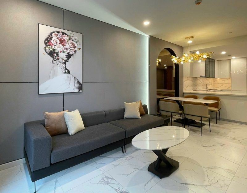 ban can ho the metropole galleria 2 phong ngu full noi that sang trong