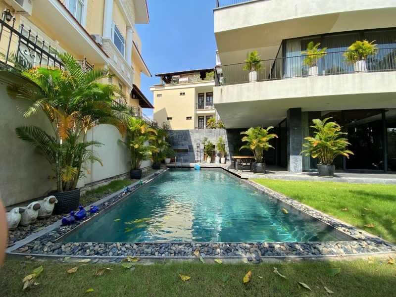 cho thue biet thu compound tai thao dien 4pn ho boi rieng san vuon rong