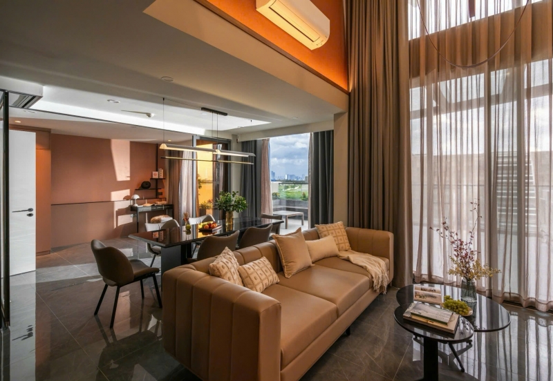 cho thue can duplex sieu sang co san vuon rong tai the opera  ?? metropole thu thiem