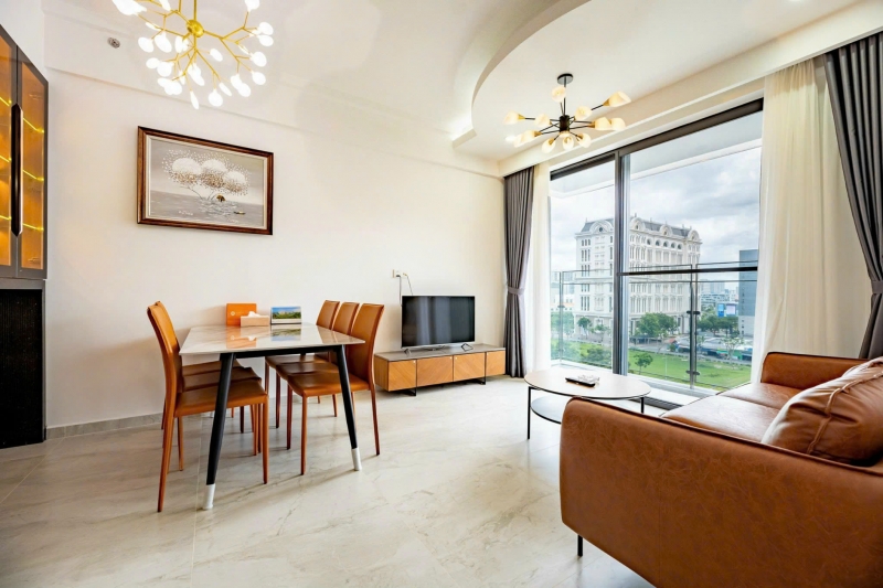 cho thue can ho 2 phong ngu cardinal court noi that hien dai view thoang dep