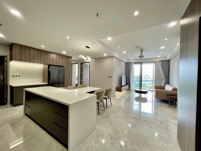 cho thue can ho 3 phong ngu rong rai tai midtown day du noi that va co cho dau xe tang ham