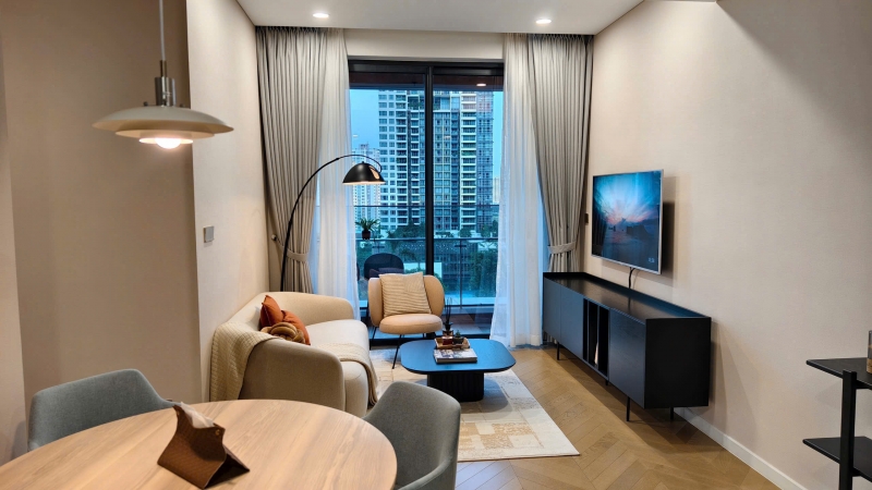 cho thue can ho goc 2 phong ngu tai lumiere riverside voi tam nhin tuyet dep