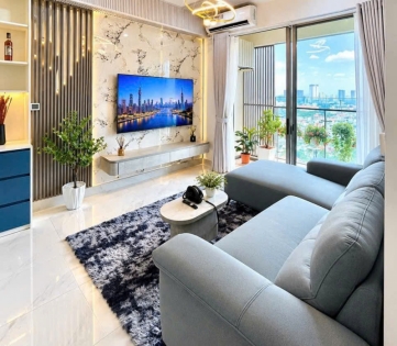 cho thue can ho midtown 2 phong ngu full noi that hie ?n da ?i view biet thu