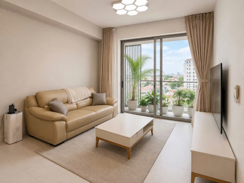 cho thue can ho midtown 2 phong ngu full noi that view villa co o xe