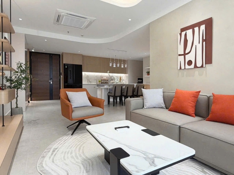 cho thue can ho midtown 3 phong ngu view truc dien song nha moi hoan thien co o xe
