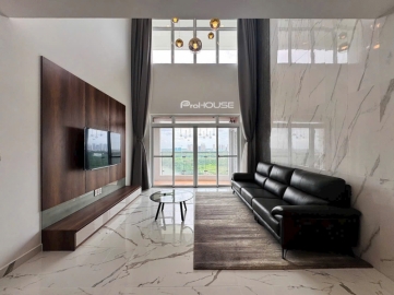 penthouse for rent at riverside residence with stunning river view