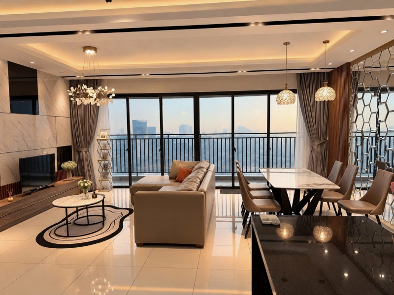 cho thue can ho riviera point the view 3 phong ngu full noi that view dep rong thoang