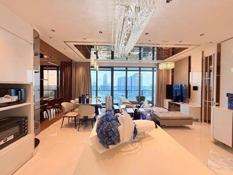 cho thue can ho sunwah pearl 2 phong ngu full noi that cao cap view song truc dien
