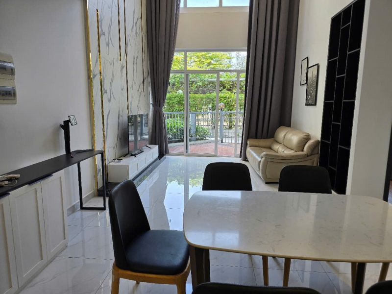 cho thue ground house happy valley 4 phong ngu san vuon rieng tu full noi that