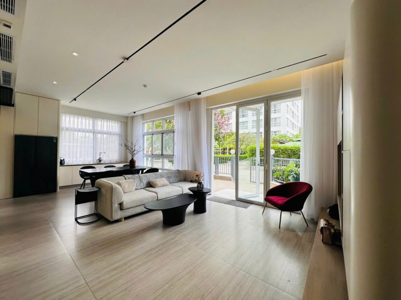 cho thue groundhouse happy valley 204m2 san vuon rieng full noi that cao cap
