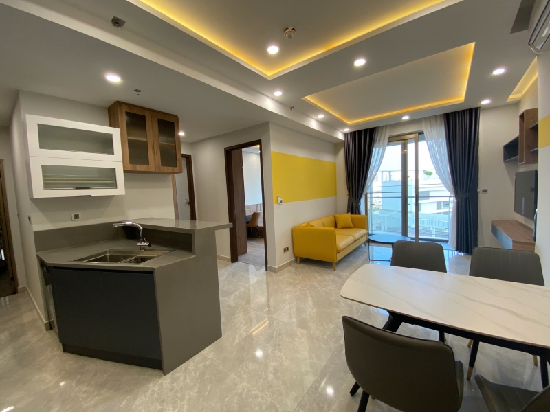 cho thue midtown 2 phong ngu full noi that co may rua chen va o xe