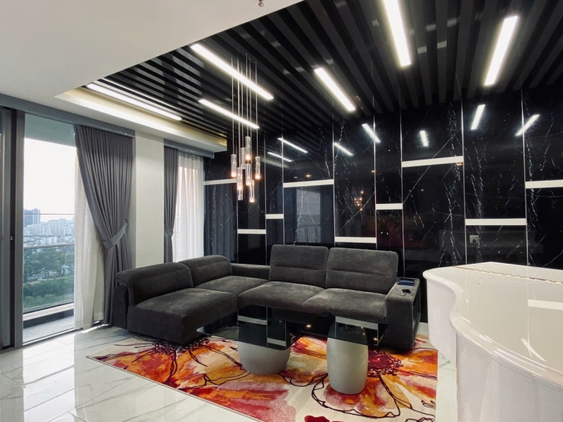 cho thue penthouse green valley san vuon rieng 3 phong ngu full noi that cao cap