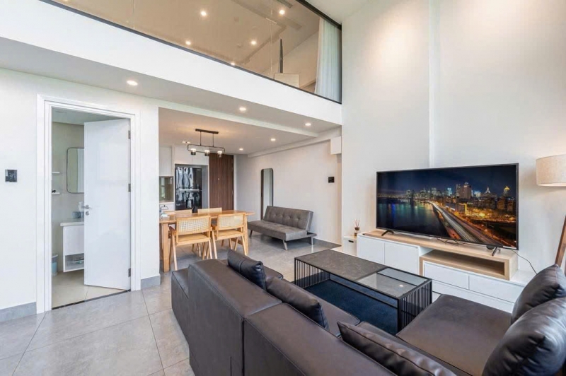 cho thue the metropole galleria loft 1pn 68m2 thiet ke thong tang hien dai