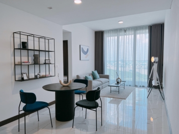 for rent empire city  ?? 1 bedroom apartment with stunning river view and modern furniture