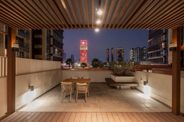 garden duplex 3 bedroom apartment for sale at the metropole galleria with direct saigon river view