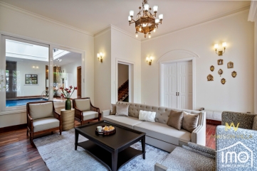 luxury 6 bedroom detached villa for rent in thao dien with indoor pool