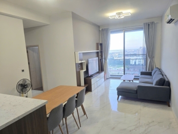 midtown phu my hung 2 bedroom apartment for rent with modern furnishings and open views