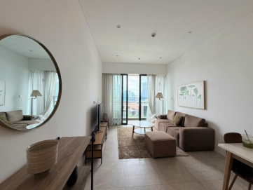 modern 1 bedroom apartment for rent at the river thu thiem with stylish interiors