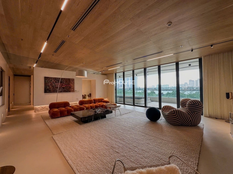 prestigious pool villa for sale at the river thu thiem   direct river view   private elevator