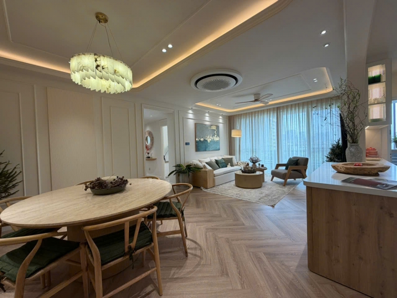 sieu pham riverpark residence  ?? can ho cao cap 3 phong ngu full noi that moi 100