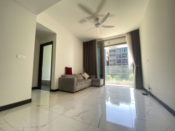 spacious 1 bedroom apartment for rent at empire city tilia with basic interior and functional layout
