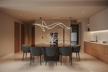 spacious 3 bedroom apartment for rent in midtown with full furnishings and parking space