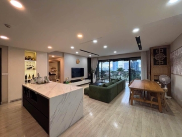 spacious balcony 3 bedroom apartment for sale at riviera point the view overlooking the pool