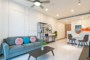 sunwah pearl 1 bedroom apartment for rent with modern furnishings and a refined living space