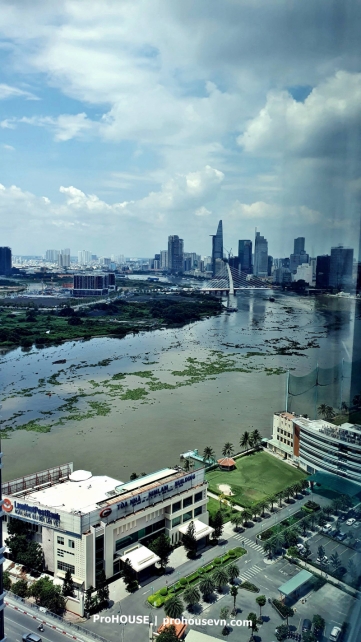sunwah pearl apartment 1 bedroom river view fully furnished high floor good price for rent
