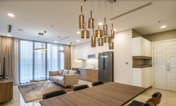 vinhomes golden river apartment for rent with 3 bedrooms full luxury furniture and beautiful view