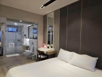 spacious balcony 3 bedroom apartment for sale at riviera point the view overlooking the pool