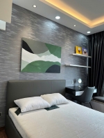 for rent at midtown phu my hung a fully furnished 3 bedroom apartment with modern interiors and parking