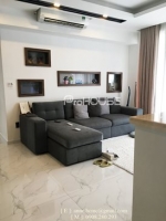 neutral color furniture 3 bedroom apartment for rent in green valley big balcony