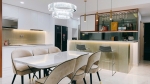 river view 3 bedroom midtown apartment with contemporary interior for rent